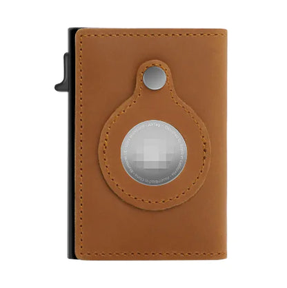 Men's RFID Slim Wallet with AirTag Slot